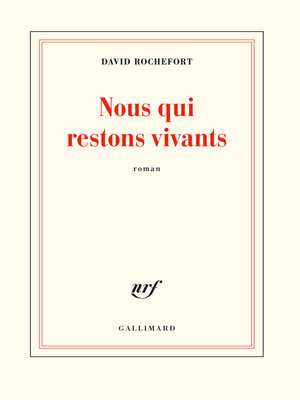 cover image of Nous qui restons vivants